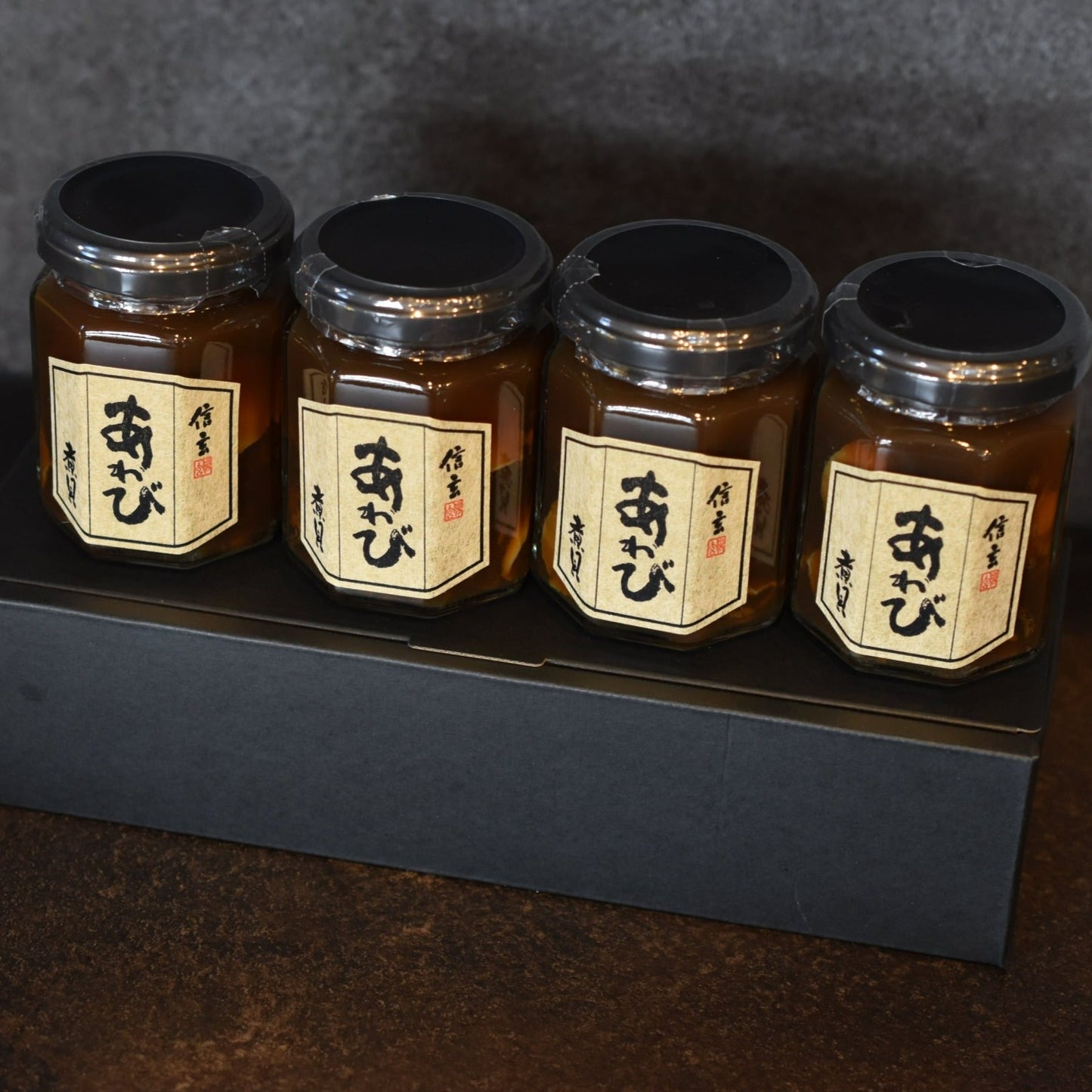 あわび煮貝(瓶4本入)