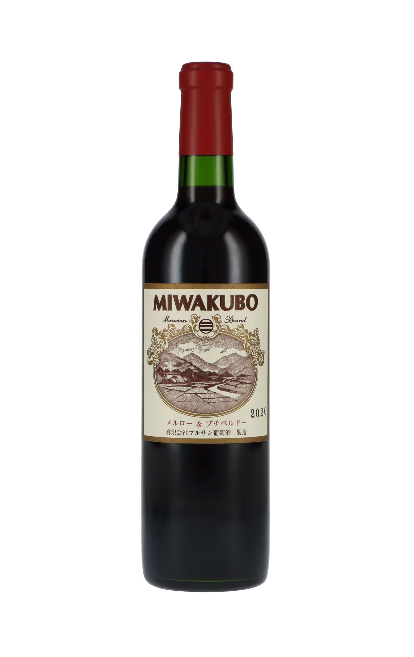マルサン葡萄酒 〈MIWAKUBO メルロー&プチベルドー〉