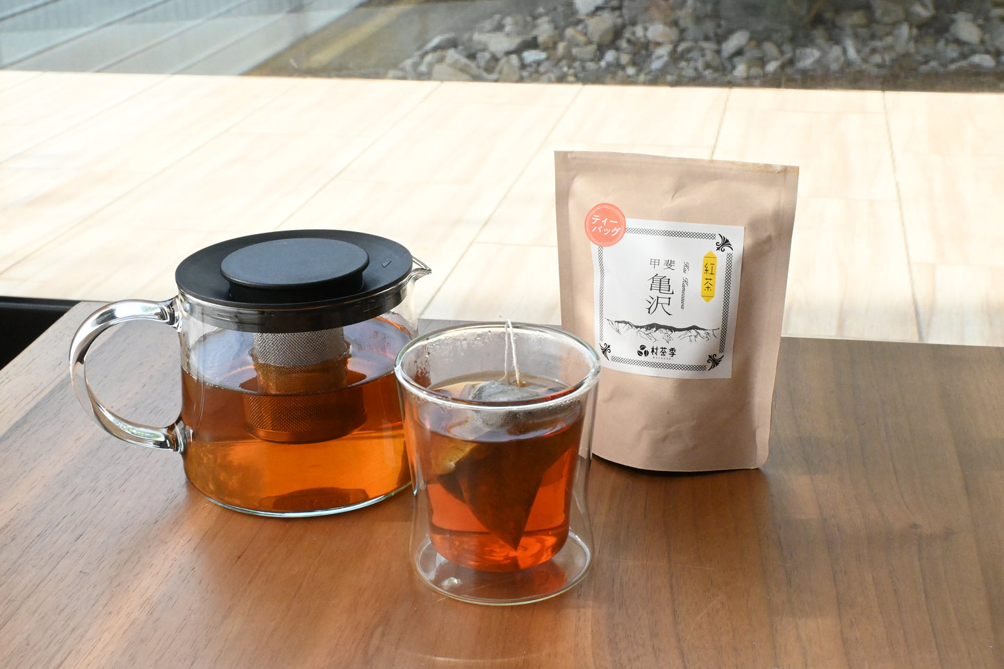 村茶季園 甲斐亀沢紅茶 ティーバッグ