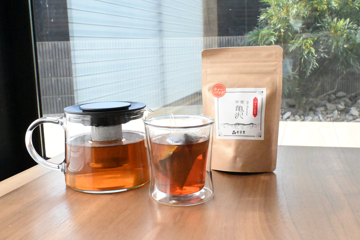 村茶季園 甲斐亀沢ほうじ茶 ティーバッグ